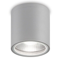 Ideal Lux - Udendørs spotlampe GUN 1xGU10/28W/230V Ø 11 cm IP55 grå